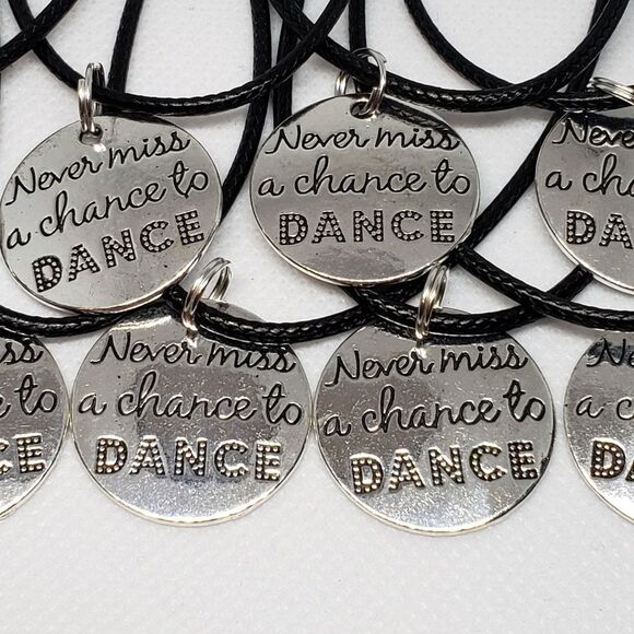 Party Favors Necklaces Dance Theme Set of 10 - Picture 3 of 4